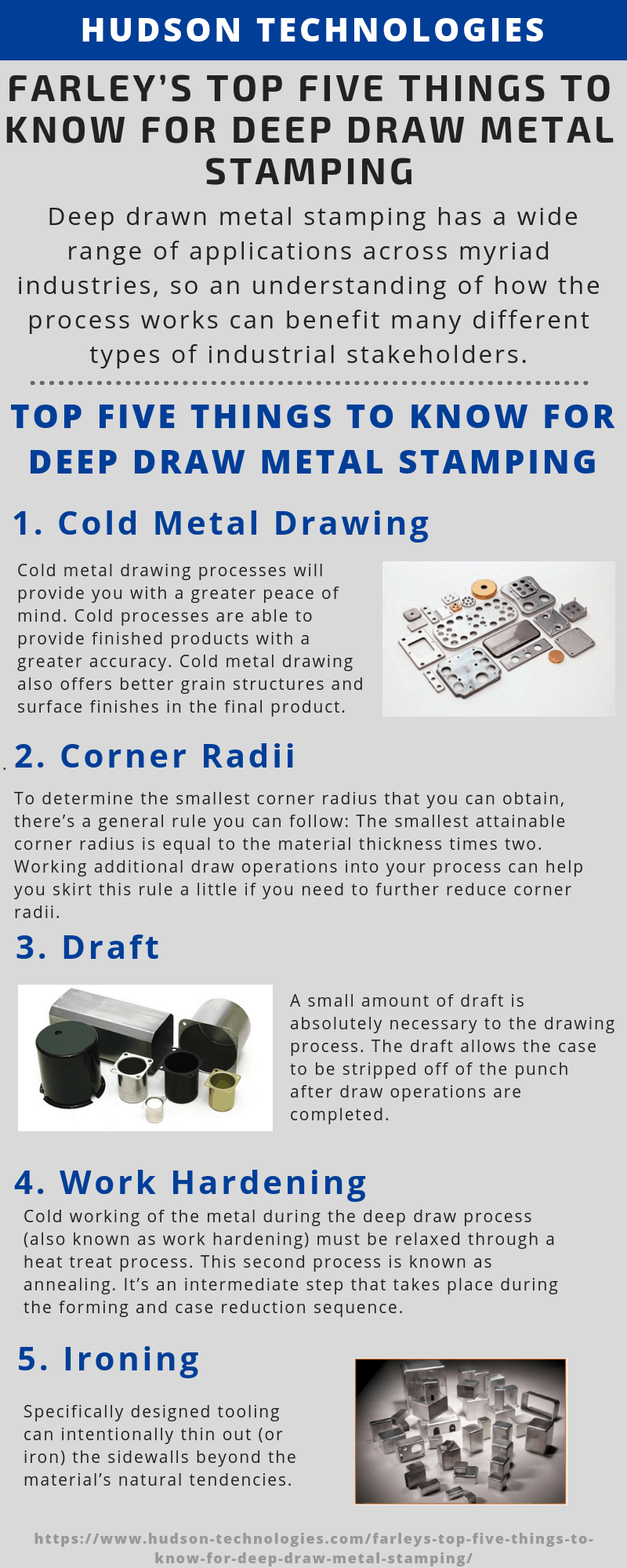 Five Things to Know for Deep Draw Metal Stamping